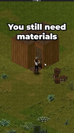 Fixed Roofing In Project Zomboid With ONE Mod👀#projectzomboidmod #projectzomboidtips #projectzomboid