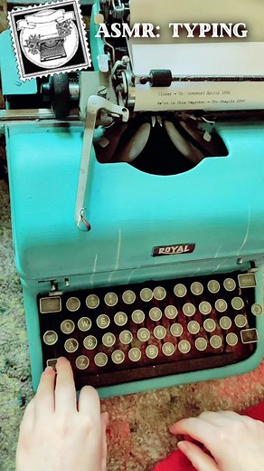 Relaxing Typewriter ASMR for Long TikTok Video