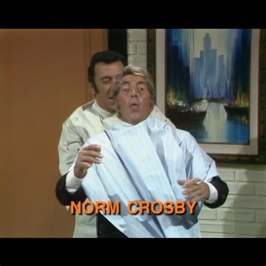 Rick Nineg on Instagram: "Norm Crosby hit it out of the park here with Dean Martin on his variety show. This man is the best at gab. He just went on and on but became funnier and funnier the more he spoke. Take a look at this scene and let me know your favorite line from the skit. Did you know about Norm before this clip? Let me know."