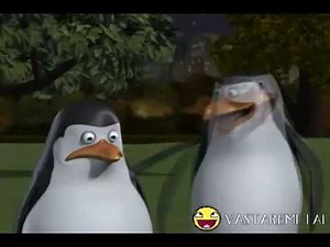 The Pinguens Of Madascar help Mr Krabs clean up the internet