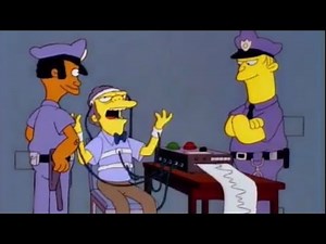 Moe Lie Detector | Who Shot Mr. Burns? - Part II | The Simpsons Scene