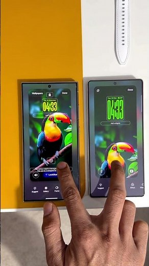 Awesome one Ui 8.5 lock screen feature ! #samsung #oneui