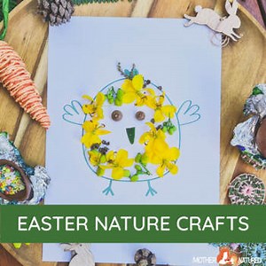 Easter Nature Craft Printables | EASTER CRAFT | Easter spring activity | Spring