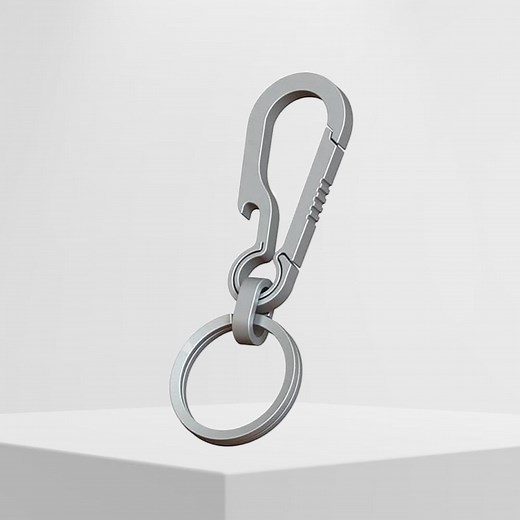Ultralight Titanium Carabiner Keychain Durable Clip Bottle Opener Minimalist Keychain Key Clip Quick Release Hooks Key Ring - 55x22 Cm - Etsy