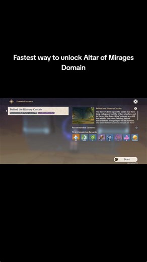 Unlock Altar of Mirages Fast in Genshin Impact