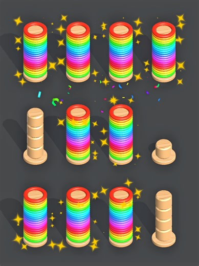 Sorting Colors Until It Feels Right 😍 #sorting #asmr #relaxing #fyp #satysfaction @Mind Relaxing Games