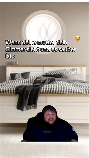 When Your Mom Sees Your Clean Room: A Funny Meme
