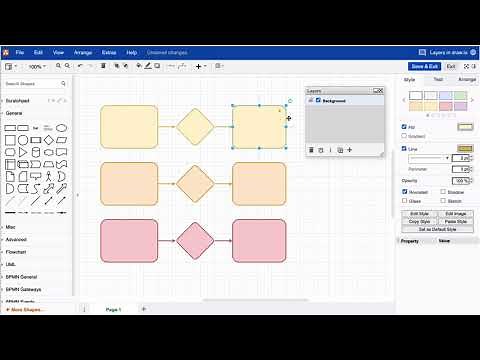 Hide and lock layers in draw.io for Atlassian Confluence and Jira