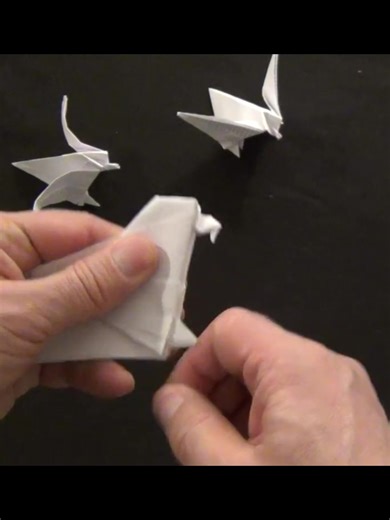 Origami: how to make eagle with a piece of paper