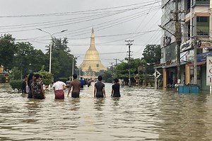 Myanmars economy set to contract as floods and fighting take heavy toll, the World Bank says