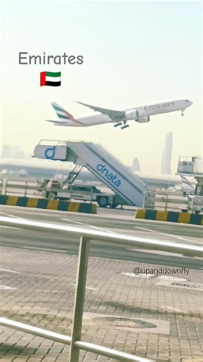 Emirates Take-off Spot 🛫 #dubai