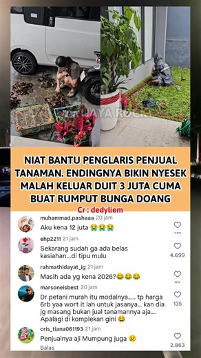 niat ingin bantu penjual tanaman endingnya malah dikerjain sama penjualnya #trending