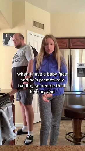 Guess our age gap. #marriagehumor #heightdifference #agegapcouple #husbandandwife ALSO I AM AN ADULT (we are closer in age than you think 🤣)