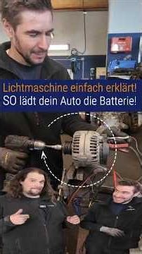 Lichtmaschine einfach erklärt! Simulation #Autos #Kfztechnik #autowissen #autotechnik #kfzwerkstatt