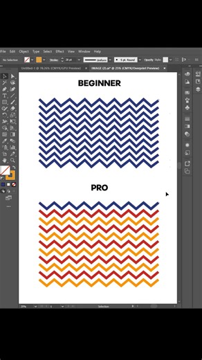 Nexus Hub | Digital Marketing Agency on Instagram: "Illustrator 2026 ⚡ Zig Zag Background Pattern Trick! Want eye-catching zig zag background patterns in seconds? ⚡ This Adobe Illustrator 2026 trick makes pattern creation fast, clean, and professional. Perfect for: ✔️ Posters & flyers ✔️ Social media designs ✔️ Branding & backgrounds ✔️ UI & creative layouts I post daily Illustrator, Photoshop, video editing & AI design tips 🚀 👉 Follow for more pro design hacks ❤️ Like | 💬