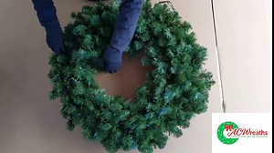 4 Foot Christmas Wreath - 48 inch - Indoor - Outdoor - Commercial Grade