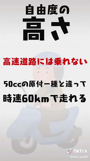 【原付二種】125ccのバイク・スクーターがオススメな理由#バイク #スクーター #125cc #原付