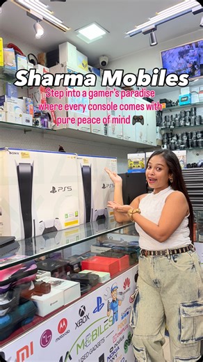 Baishakhi Dutta on Instagram: "Step into a gamer’s paradise where every console comes with pure peace of mind 🎮 From PS4 to PS5 and Xbox Series S to Series X, find **100% original gaming consoles** at prices that truly make sense. No refurbished units, no repair history — just authentic consoles ready to level up your gaming experience. Subscribe or follow us before visiting and unlock **exclusive discounts or surprise gifts** — because gamers deserve extra perks 😉 📍 Just 2 minutes from Shobh