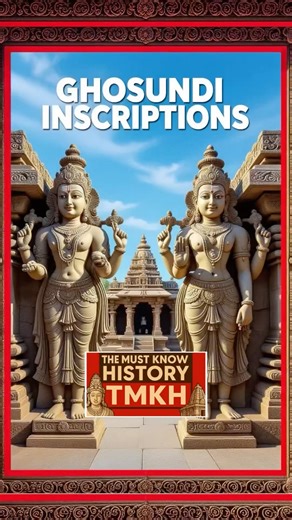 Ghosundi Inscriptions | भागवत धर्म का पहला अभिलेख #upsc #trending #history
