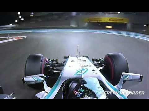 Nico Rosberg onboard pole lap Abu Dhabi (2014)