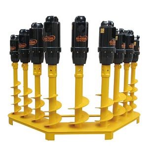 [Hot Item] Ray Fence Heavy Duty Hard Rock Earth Auger Drill for Excavator