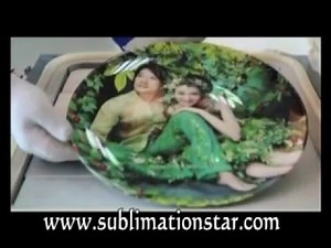Sublimation Transfer Large Plates With Sublimation Printing