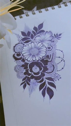 “Practice to perfection ✍️💙@khadija_mehandi”