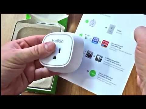 Belkin WeMo Insight Outlet Switch with App Setup Tips
