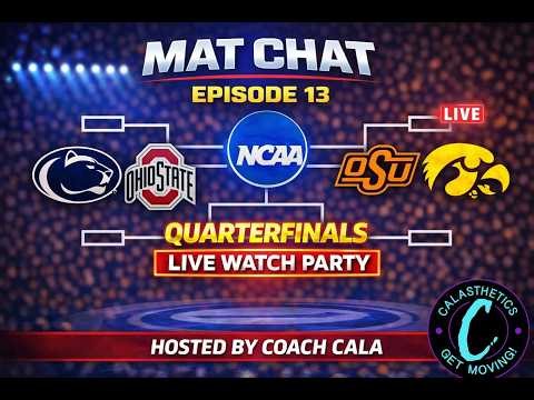 NCAA Wrestling Quarterfinals Watch Party | Mat Chat Episode 13