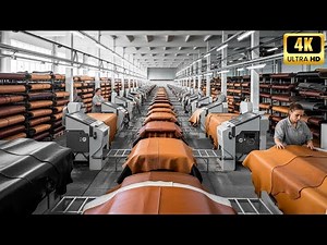 Inside an Artificial Leather Factory How Synthetic Leather Is Made Full Process