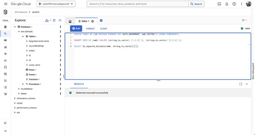 💡このたび提供を開始した Cloud SQL for MySQL の新機能「ベクター エンベディング検索の統合サポート」で、#生成AI アプリケーションと AI 支援ツールを構築し、#データベース 管理を簡素化して、#Gemini でパフォーマンスを次のレベルに引き上げることができます。https://goo.gle/4cp9RZb #gcpja | Google Cloud