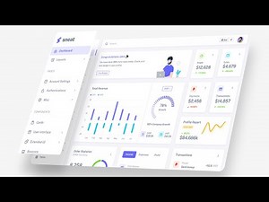 Responsive Admin Dashboard HTML CSS & Javascript | Download Source Code