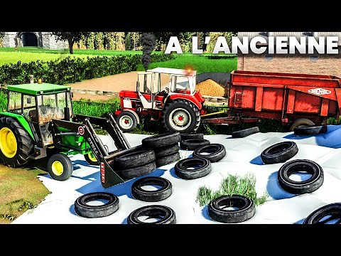Farming Simulator A L'ANCIENNE: Gros ensilage & Silo ultra réaliste !