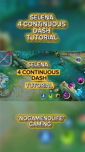 Selena 4 Continuous Dash Tutorial #reels #mlbb #shortsviral #shorts #mobilelegendsbangbang