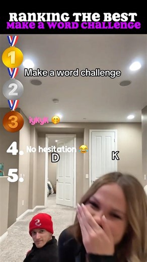 Ranking the Funniest Make a Word Challenge! (part 1)😂 #shorts #challenge #funny #wordplay