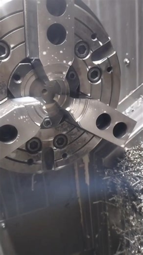 Solid 3 Jaws Chuck in CNC Turning Machine # Shorts # Viral Shorts # Trending Shorts # Let's Learn