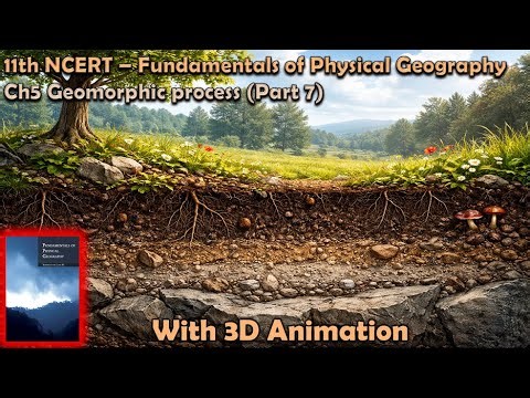 Ch 5 Geomorphic Process Part 7, Std 11 Fundamentals of Physical Geography | UPSC