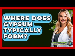 Where Does Gypsum Typically Form? - Earth Science Answers