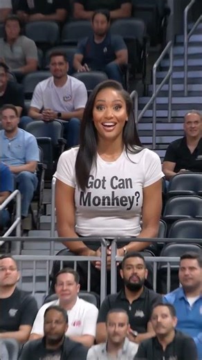 Tall woman wearing CanMonkey shirt!