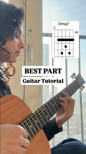 How to play Best Part - Daniel Caesar & H.E.R on Guitar 🎸 #shorts