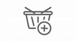 Add Shopping Cart, Online shopping concept animated icon