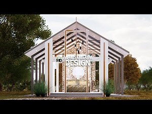 Mausoleum Design - Simple High Ceiling Mausoleum EP19