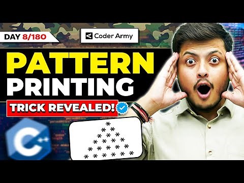 Lecture 06: Solve Any Pattern Problem With Simple Trick Part-1