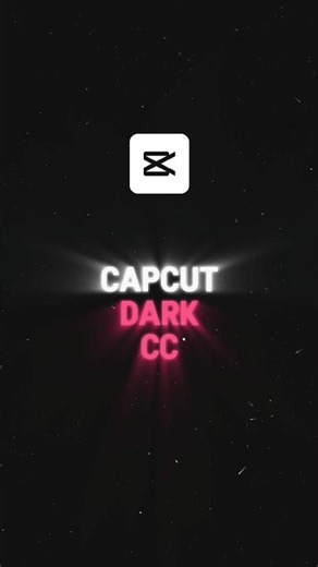 CapCut Dark CC Tutorial | #shorts #capcut #tutorial #capcuttutorial