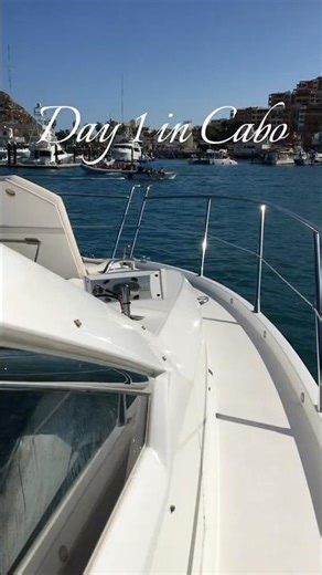 What happens when you rent a yacht in Cabo for the day?