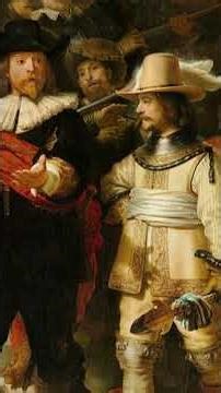 Rembrandt's The Night Watch in 2 minutes #art #artist #history #classicart #artshorts