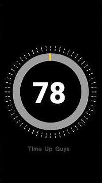 "78 Second Countdown Timer ⏱ | Study Focus & Workout Timer | 1 Min 18 Sec" #classytimer #timer