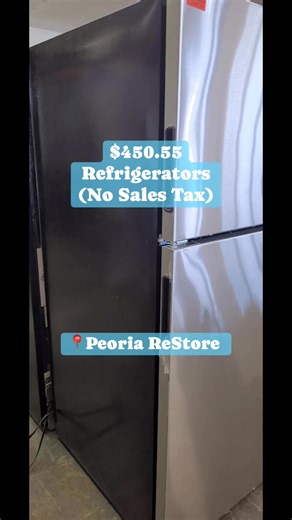 Found a few fridges at Peoria ReStore for $450.55—no sales tax! Perfect for anyone needing a budget-friendly upgrade 9240 W Glendale Ave, Peoria, AZ 85345. Open Mon–Sat 9AM–7PM, Sun 10AM–6P #Peoria ReStore refrigerators #Refrigerators $450.55 no tax #Budget fridges Peoria #Affordable appliances #Peoria Cheap fridges ReStore | Habitat Restore Central Arizona | Facebook