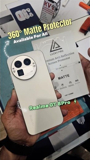Realme GT 8 Pro Gets TOTAL 360 Degree Matte Protection 😱🔥#protector #realmegt8pro #kvcorporation