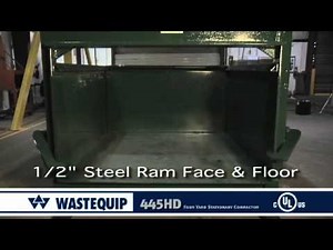 The Wastequip 445HD Stationary Compactor